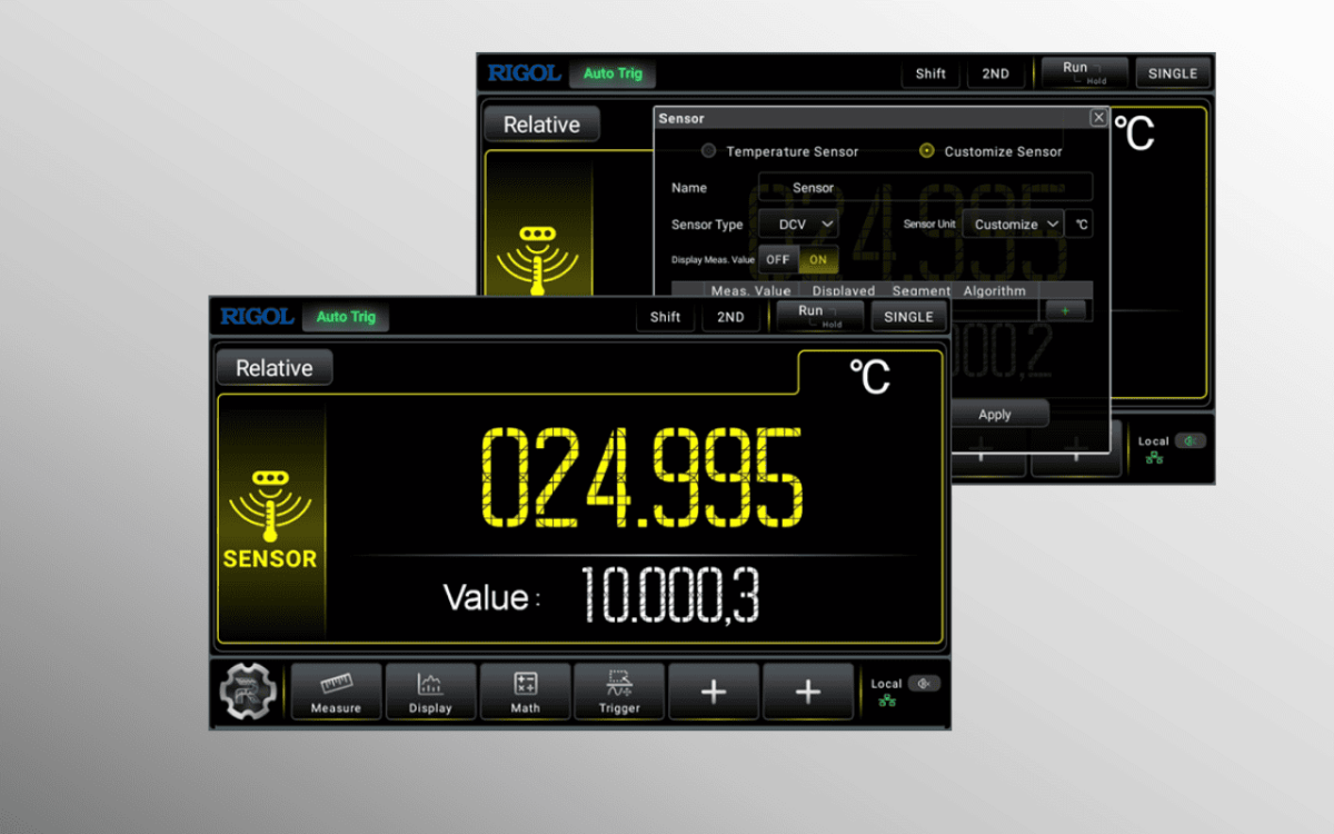 Support any sensor measurement