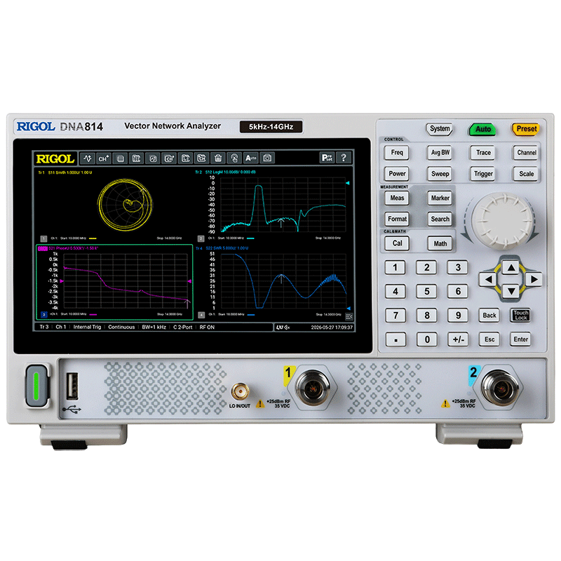 RIGOL DNA800 벡터 네트워크 분석기 RF PCB 측정 데모