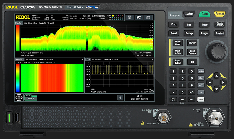 RIGOL RSA626 26.5GHz 스펙트럼 분석기