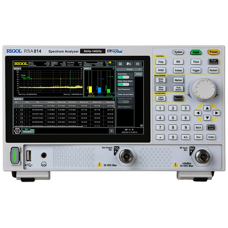 RIGOL RSA800 RF 스펙트럼 분석기 KPCA Show 2026 데모